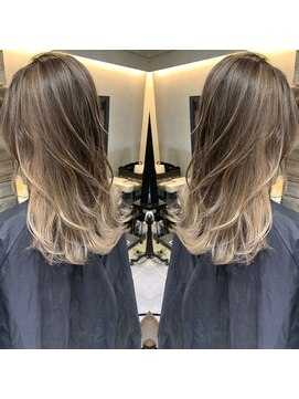 トルネード(TORNADO) ミルクティーハイライトバレイヤージュ