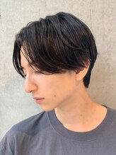 リット×ベリエ(Lit.×belier) 自然な毛流れ!センターパート×ニュアンスパーマで大人の魅力を*