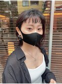 大人っぽく！そして可愛く！オン眉スタイル【デザインカラー】