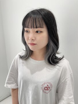 ハイブ 金沢(Hive) ブリーチハイトーンカラーイヤリングカラー髪質改善ショートボブ