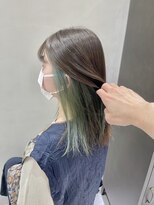 フェリア 松山(Feria) 【Feria松山】インナーカラー×グリーン♪♪“石田幸輔”