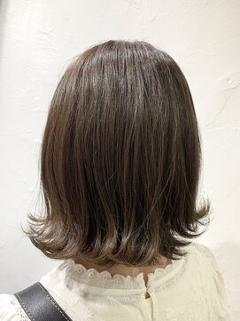 美容室 スタジアム(Stadium) ミディアム　髪質改善　ハイライト
