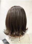 ミディアム 髪質改善 ハイライト