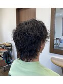 ウルフ×ミックスパーマ