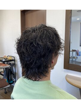 ヘアメイクアバンセ(HAIR MAKE AVANCE) ウルフ×ミックスパーマ