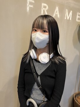 フレーム なんば店(FRAME) コントラスト抜群なフェイスフレーミング