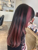 インク ヘアデザイン(incc hair design) ピンクインナーカラー♪
