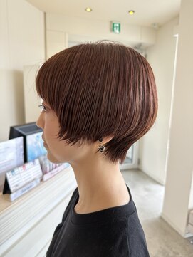 ラシェンテ リセ 西宮北口(La Sente Lycee) 10代20代30代40代オススメスタイル小顔マニッシュショートボブ