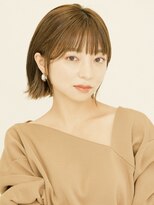 オンク 新宿(onk)&nbsp;黒髪/グレーベージュ/レイヤーロング/前髪パーマ[新宿駅]