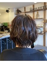 アミュレット バイ サファリ 西荻窪(AMULETTE BY SAFARI)&nbsp;《お客様スタイル19》グラデーションショート×コールドパーマ