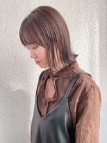 ローレン(LOREN)&nbsp;ミルクティーベージュぷつっとボブケアブリーチ 梅田