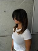 大人海外ミディアムレイヤーグラデーション