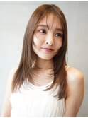 レイヤーカット/ロングレイヤー/顔周りレイヤー