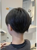 ツーブロック　ショート