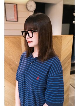 ロウバイレボ 柏(lou by revo) ミディアム/韓国風/レイヤーカット/顔回りカット/柏駅