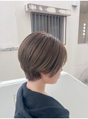 黒髪/ボブルフ/ネビージュ/小顔/ワンレン/水戸/髪質改善/前髪