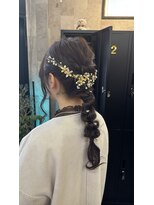 カットツー(Cut2)&nbsp;ヘアセット　編みおろし