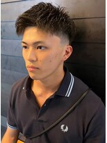 ディスイズバーバーフォース(THIS IS BARBER 4th)&nbsp;アップバング 爽やかショートヘア ビジネス フェードカット