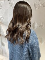 コフィー バイ メルト 吉祥寺(cofy by melt)&nbsp;【松本咲花】ブリーチなしダブルカラーオリーブグレージュ韓国風