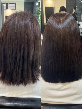 リブロ(LiBro) こなれミディ外ハネボブくびれヘア暗めカラーダークアッシュ