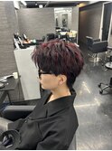 レッド×ブラックメッシュ