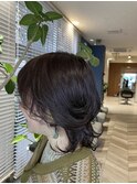 くせ毛風ウルフパーマ前髪パーマミニウルフ
