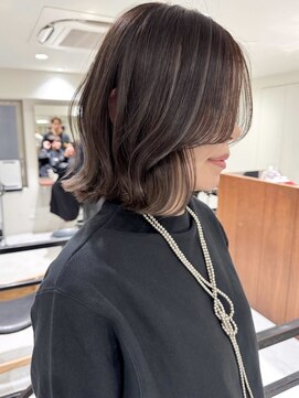 ジルブラン 土浦(JIL BLAN) ハイライトバレイヤージュダブルカラーケアブリーチ30代40代