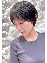 ヘアサロン エフ 渋谷(F) #ショートボブ#丸みショート#小顔ショート