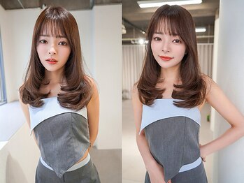 アンジェリカ 広島駅前店(ANGELICA)の写真/ダメージは最小限に似合わせ×高技術で理想のスタイルが叶う!【広島駅前/レイヤーカット/韓国風/髪質改善】