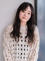 ヘアークラフト(Hair Craft)&nbsp;ニュアンスパーマ×暗髪ロング【岡山】縦落ちパーマ