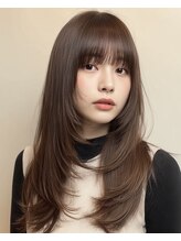 hum 立川【ハム】髪質改善・酸性ストレート・縮毛矯正 ココアベージュ/オリーブグレー/小顔/黒髪[立川/髪質改善]