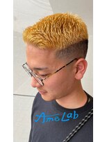 アメラボ 平針店(AmeLab)&nbsp;【AmeLab】スキンフェード×抜きっぱなし金髪スタイル