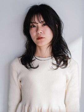 ヘアークラフト(Hair Craft) 黒髪×ニュアンスパーマ【岡山】レイヤーカット