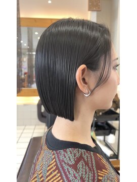 シエル ドゥ サワ(ciel de SAWA) 黒髪ボブ×縮毛矯正◎地毛風ストレート×髪質改善トリートメント