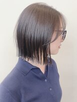 モリオフロムロンドン 原宿本店(morio from London)&nbsp;【morio原宿】切りっぱなしボブ 透明感グレージュ