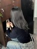 カット＋プレミアム縮毛矯正＋透明感UPカラー ￥20000