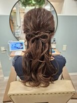リサヘアーデザイン(RISA HAIR DESIGN)&nbsp;ハーフアップ/リボン/イベント