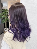 リオリス ヘア サロン(Rioris hair salon) ダークパープル/バイオレット/グラデーションカラー