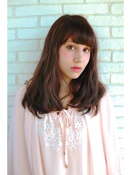 エス ヘアメイク スペース(es hair make space) ハーフ重めパーマスタイル『武蔵小山』