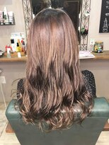 ヘアサロン コバコ(hair salon cobaco)&nbsp;グレージュカラー　ミックスカール