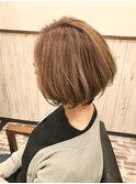 定番ショートボブxシークレットハイライト