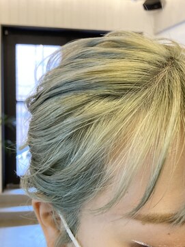グッデイ ヘアー(GOOD DAY HAIR) 【GOOD DAY HAIR】《ケアブリーチ》《ペールグリーン》下北沢