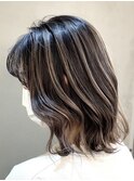 大人ミディバレイヤージュ