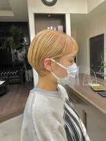 アールトゥーヘアー(art To Hair)&nbsp;マッシュショート/丸みショート／ハイトーン