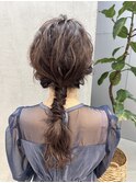 ヘアアレンジ【ローポニーテール】