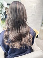 ライラックグレー　バレイヤージュ　30代