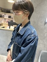 フレームプラス 御堂筋難波店(FRAME +)&nbsp;インナーカラー イヤリングカラー　ショートヘア