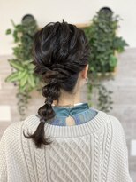 ロカット サロン(Roquat Salon)&nbsp;あみおろしヘアアレンジ【ヘアセット/立川/立川南/浴衣/立川】