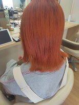 アメイジングヘアー 中沢店(AMAZING HAIR) レッドオレンジ/ハイトーンカラー/ブリーチ/ダブルカラー
