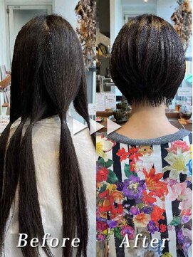 ジュエ (jouer) 大人小顔30代40代50代コンパクトショートヘアドネーション